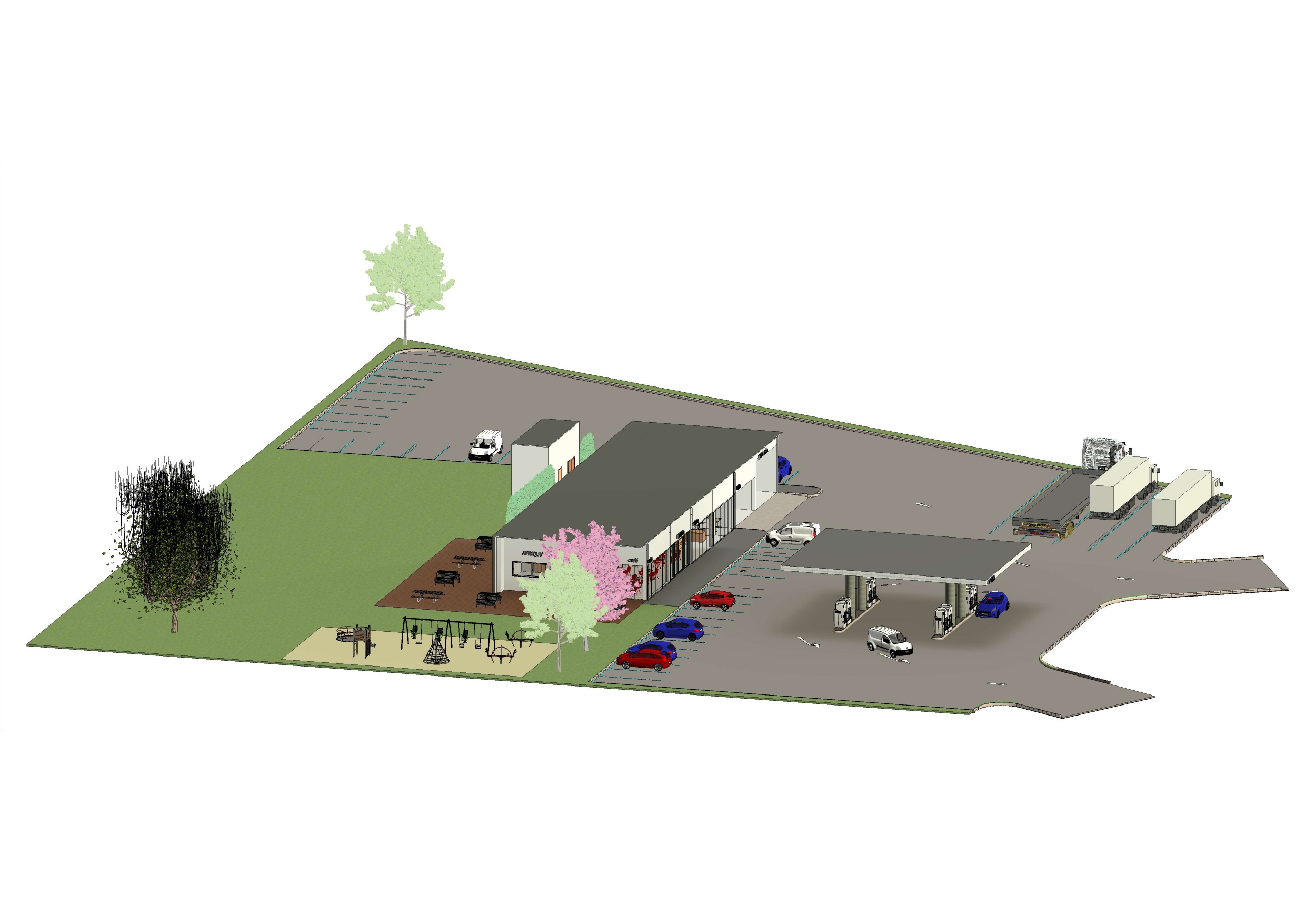 Station-service et annexes Benslimane 